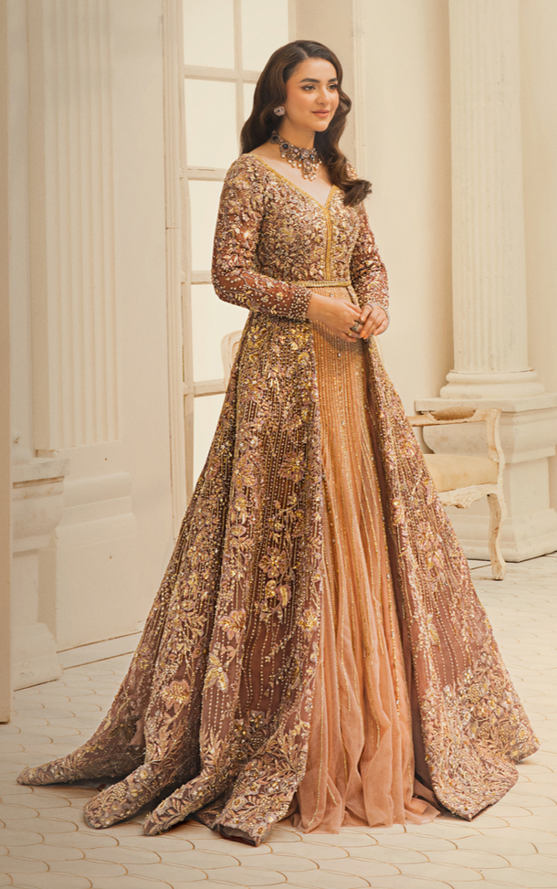 HSY Pakistani Bridal Dress in Wedding Gown Style