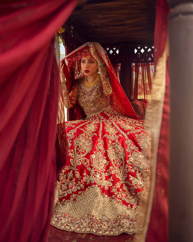Hand Crafted Pakistani Bridal Dress Lehenga Choli in USA