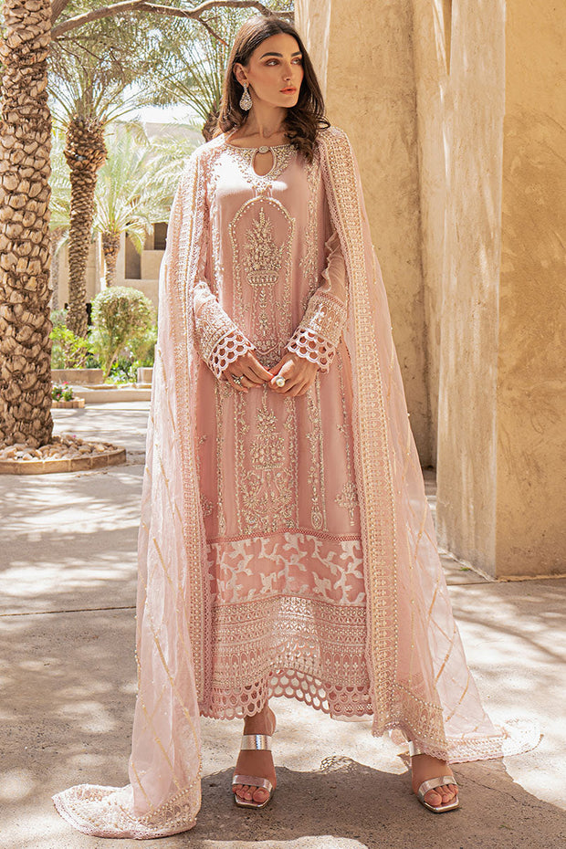 Hand Embellished Pink Pakistani Salwar Kameez with dupatta 2023