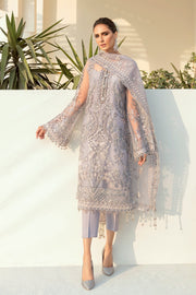 Heavily Embellished Grey Salwar Suit Party Dress in Salwar Kameez