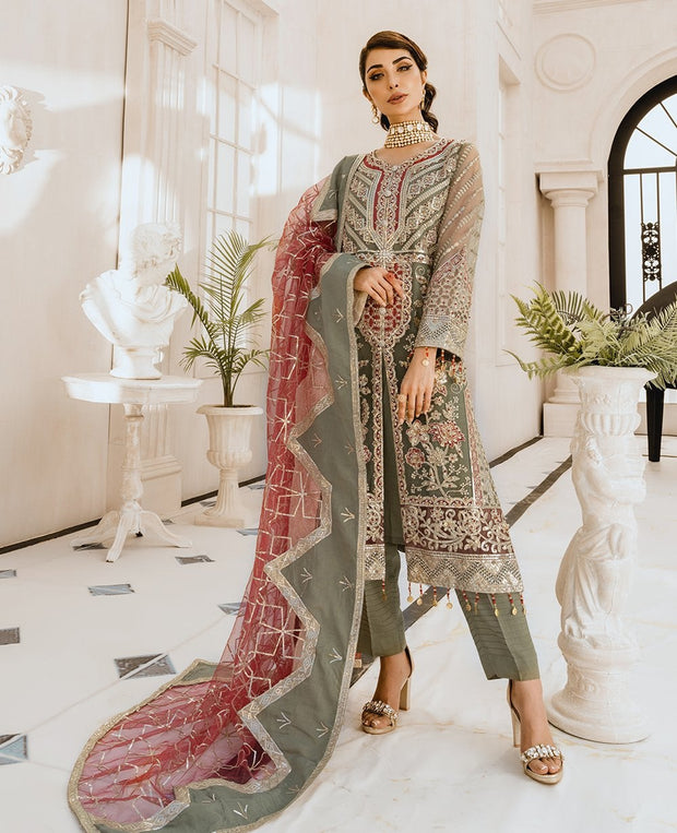 Heavily Embellished Pakistani Salwar Kameez Premium Wedding Dress