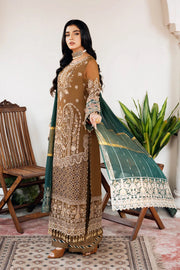 Chiffon Embroidered Gown