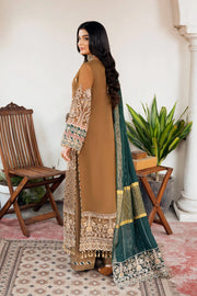 Chiffon Embroidered Gown