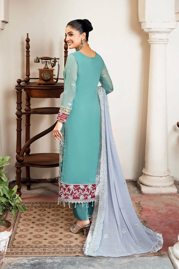 Off White Embroidered Raw Silk Dress Set