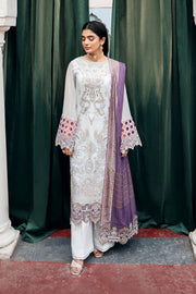 Embroidered Jacquard Dress Set With Dupatta E0Ca