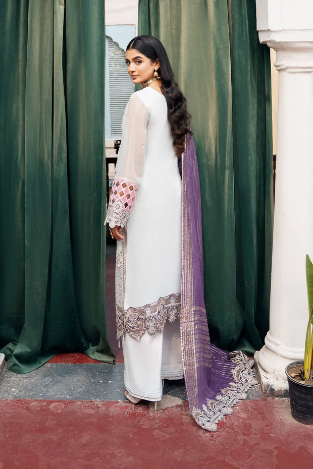 Embroidered Jacquard Dress Set With Dupatta E0Ca