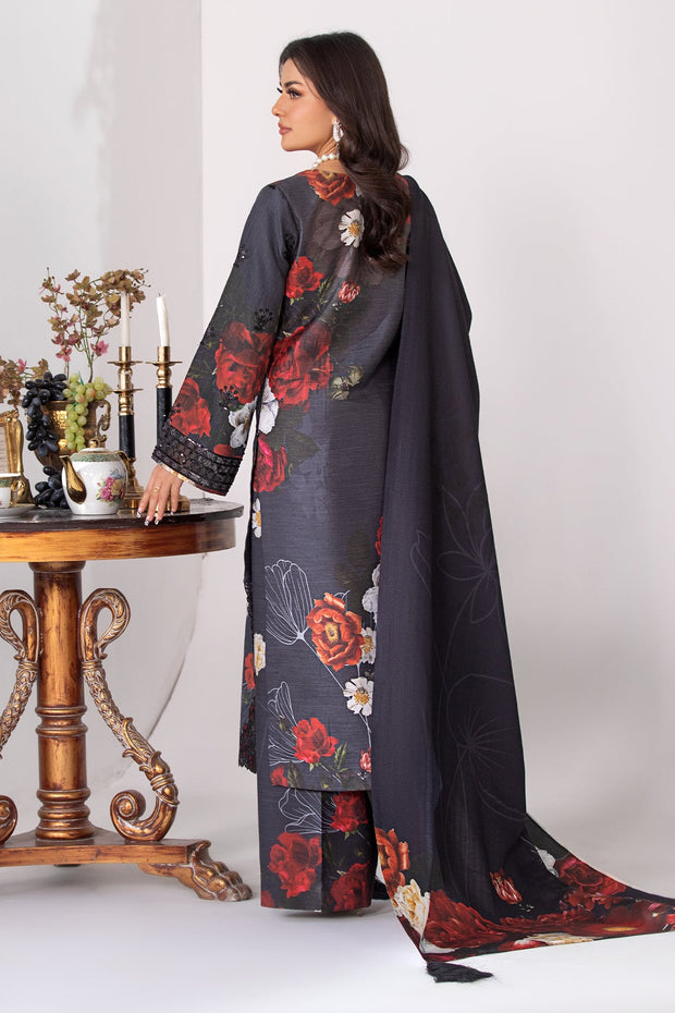 Imrozia Peach Pakistani Dresses Embroidered Printed Peach