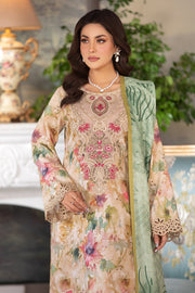 Imrozia Peach Pakistani Dresses Embroidered Printed