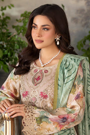 Imrozia Peach Pakistani Dresses Embroidered Printed