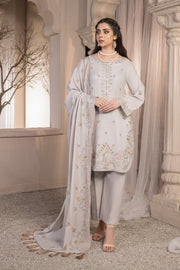 Imrozia Peach Pakistani Dresses Embroidered