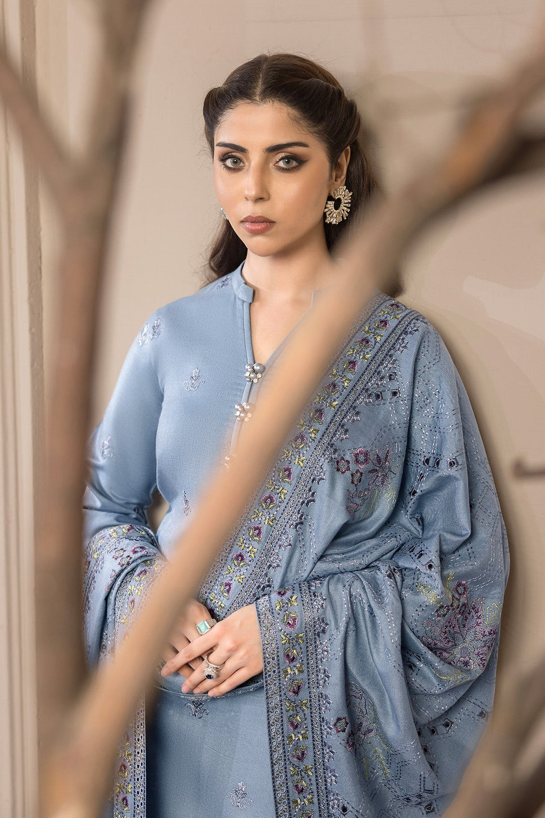Imrozia Peach Pakistani Dresses