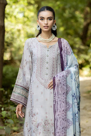 Embroidered Organza Ensemble With Dupatta 4965