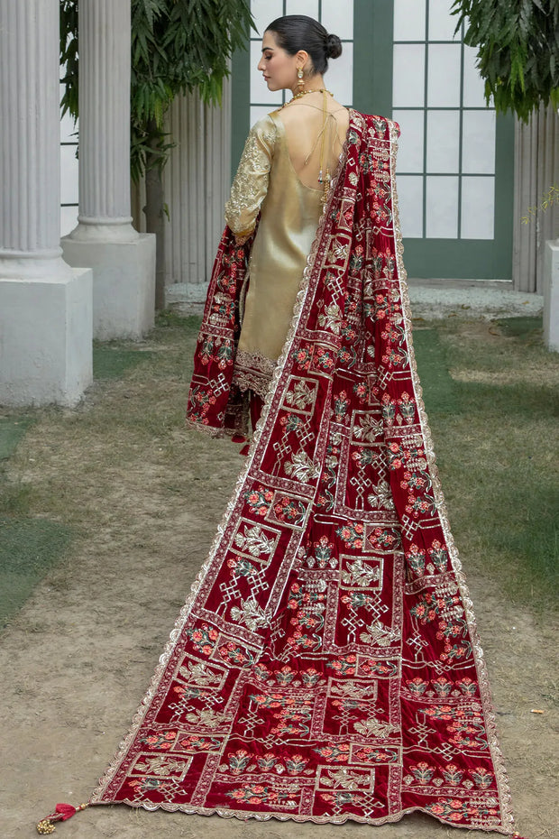 Zarri Embroidered Gown