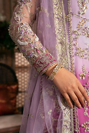 Pakistani Bridal Dress with Raw Silk and Embellishment