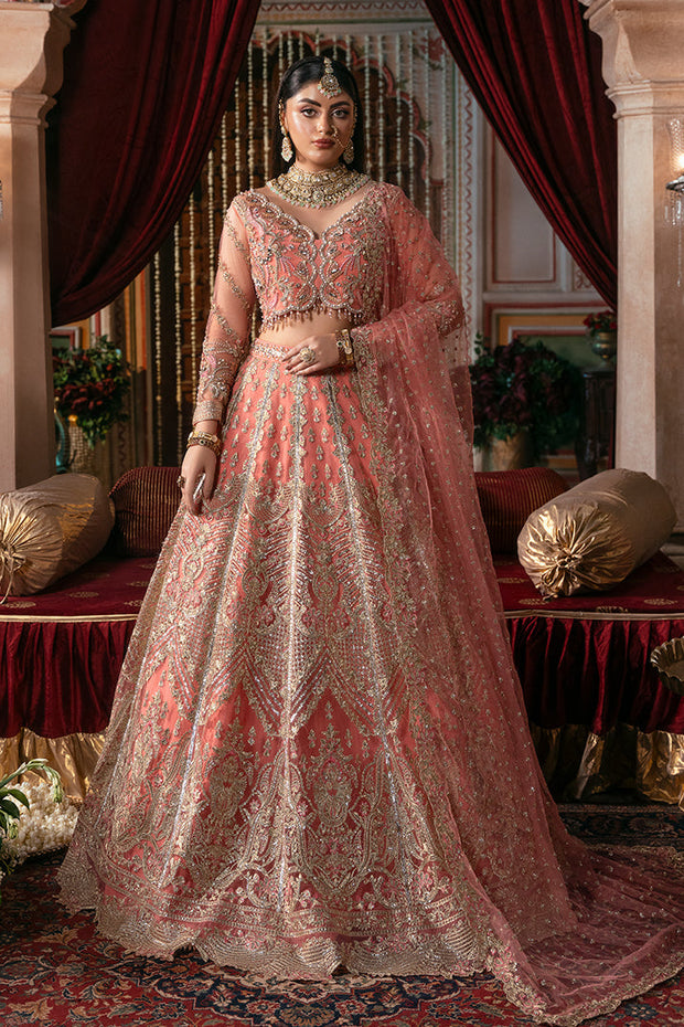 Elegant Pakistani Bridal Dress with Exquisite Embroidery