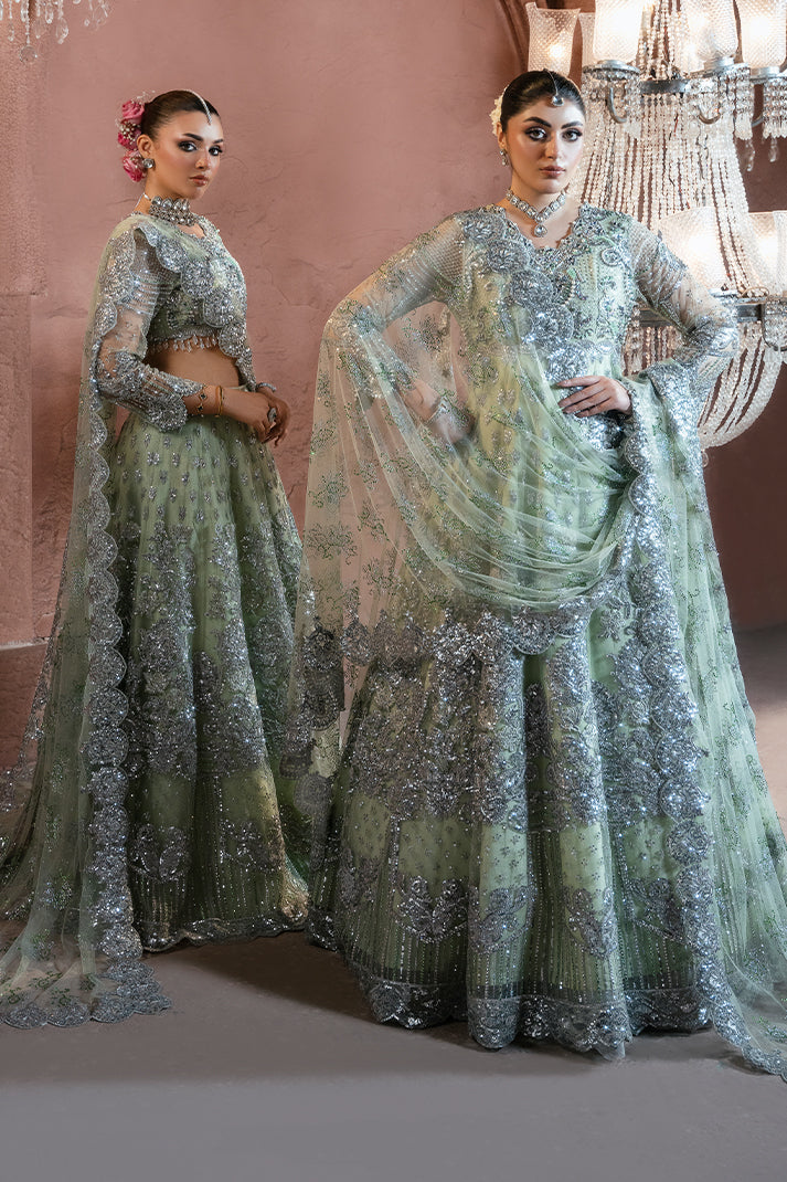 Elegant Pakistani Bridal Dress with Exquisite Embroidery