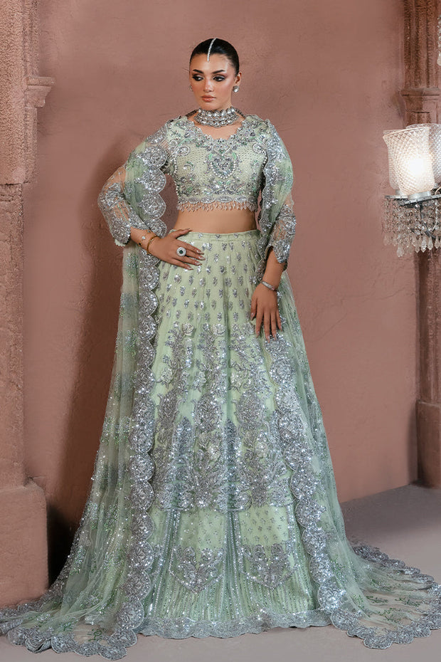 Elegant Pakistani Bridal Dress with Exquisite Embroidery