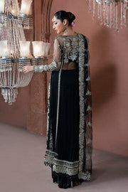Embroidered Pakistani Bridal Dress with Raw Silk Trouser