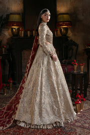 Embroidered Pakistani Bridal Dress with Handmade Embellishment