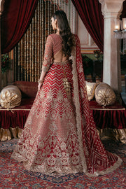 Elegant Embroidered Net Pakistani Bridal Dress for You
