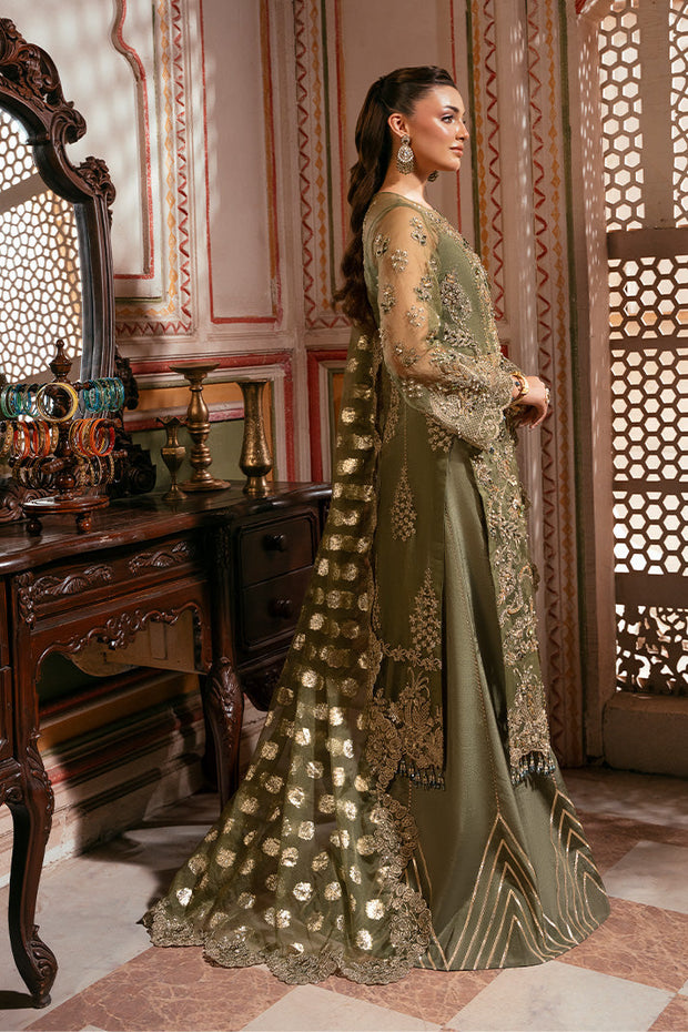 Pakistani Bridal Dress with Handmade Embellishment