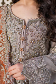 Eid Embroidered Raw Silk Dress Set