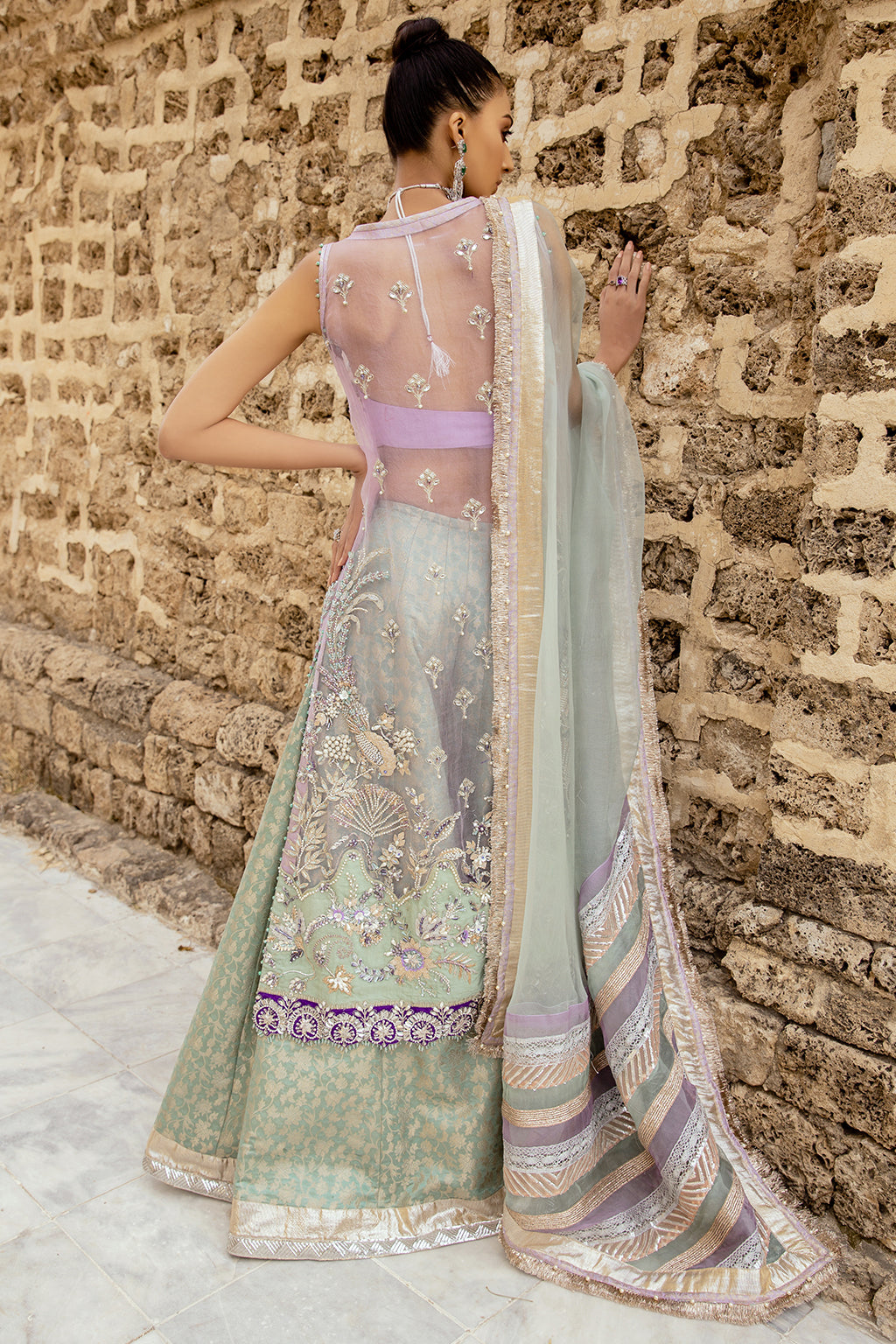 Exquisite Maherooh Pakistani Bridal Dress for All Seasons