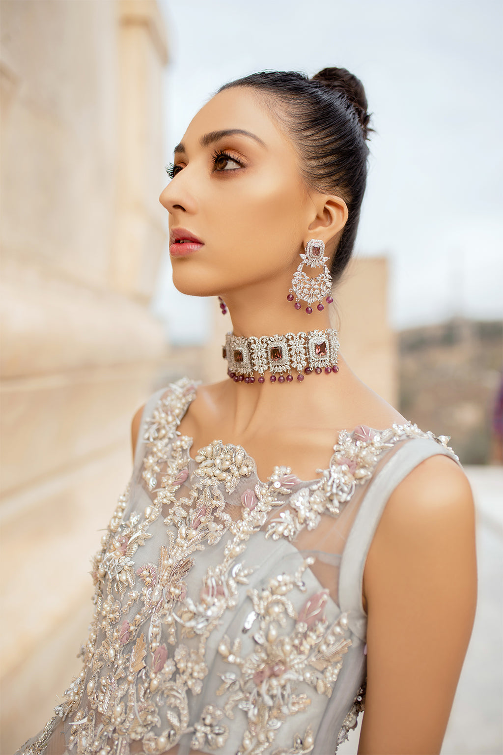 Exquisite Pakistani Bridal Dress with Embroidery and Elegance
