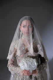 Elegant Subtle Pink Pakistani Bridal Dress for Special Occasions