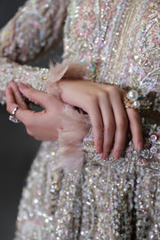 Elegant Subtle Pink Pakistani Bridal Dress for Special Occasions