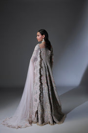 Elegant Subtle Pink Pakistani Bridal Dress for Special Occasions