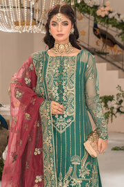 Imrozia Elegant Organza Pakistani Dresses Embroidered Shirt Shirt