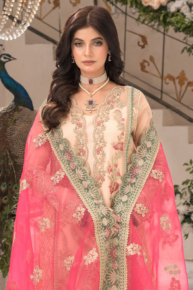 Imrozia Organza Pakistani Dresses Embroidered