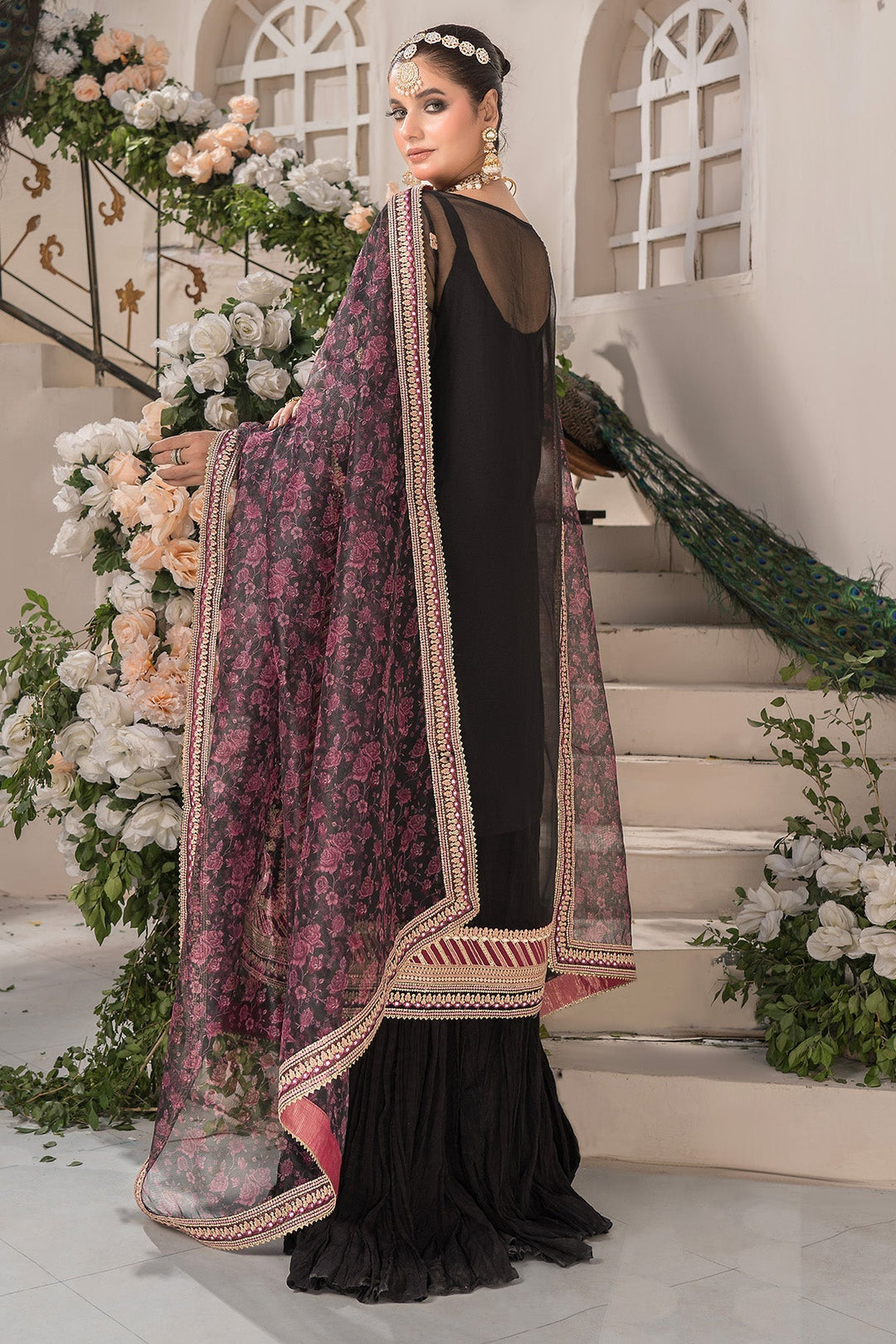 Imrozia Organza Pakistani Dresses Embroidered Organza