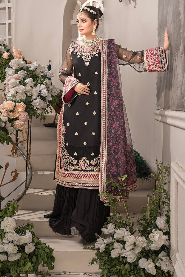 Imrozia Organza Pakistani Dresses Embroidered Organza