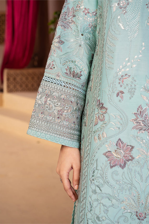 Imrozia Elegant Pakistani Dresses Viscose Embroidered Silk Shirt