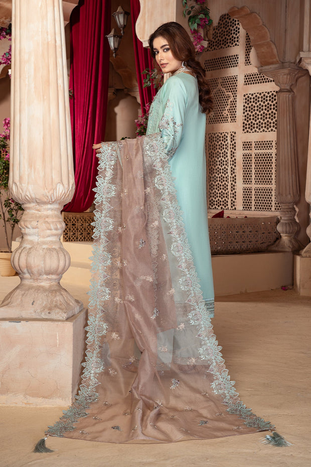 Imrozia Elegant Pakistani Dresses Viscose Embroidered Silk Shirt