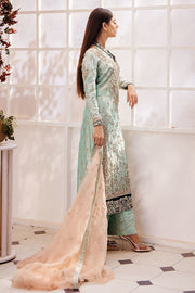 Premium Ice Blue Kameez Trouser Pakistani Wedding Dress Online