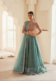 Indian Bridal Dress in Choli Dupatta and Lehenga Style