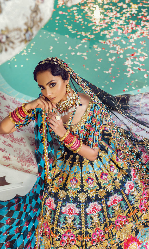 Indian Bridal Dress in Royal Lehenga Choli Style