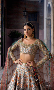 Indian Bridal Dress in Wedding Lehenga Choli Style