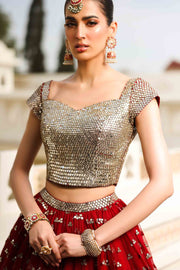 Indian Lehenga Choli and Dupatta Dress for Wedding Online