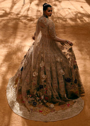 Indian Bridal Dress in Lehenga Choli and Cape Style Online