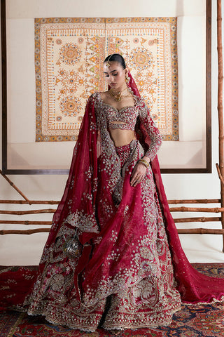 open lace back dress Red Bridal Lehenga with Short Kurti Designer Online 2021 – BridalLehenga