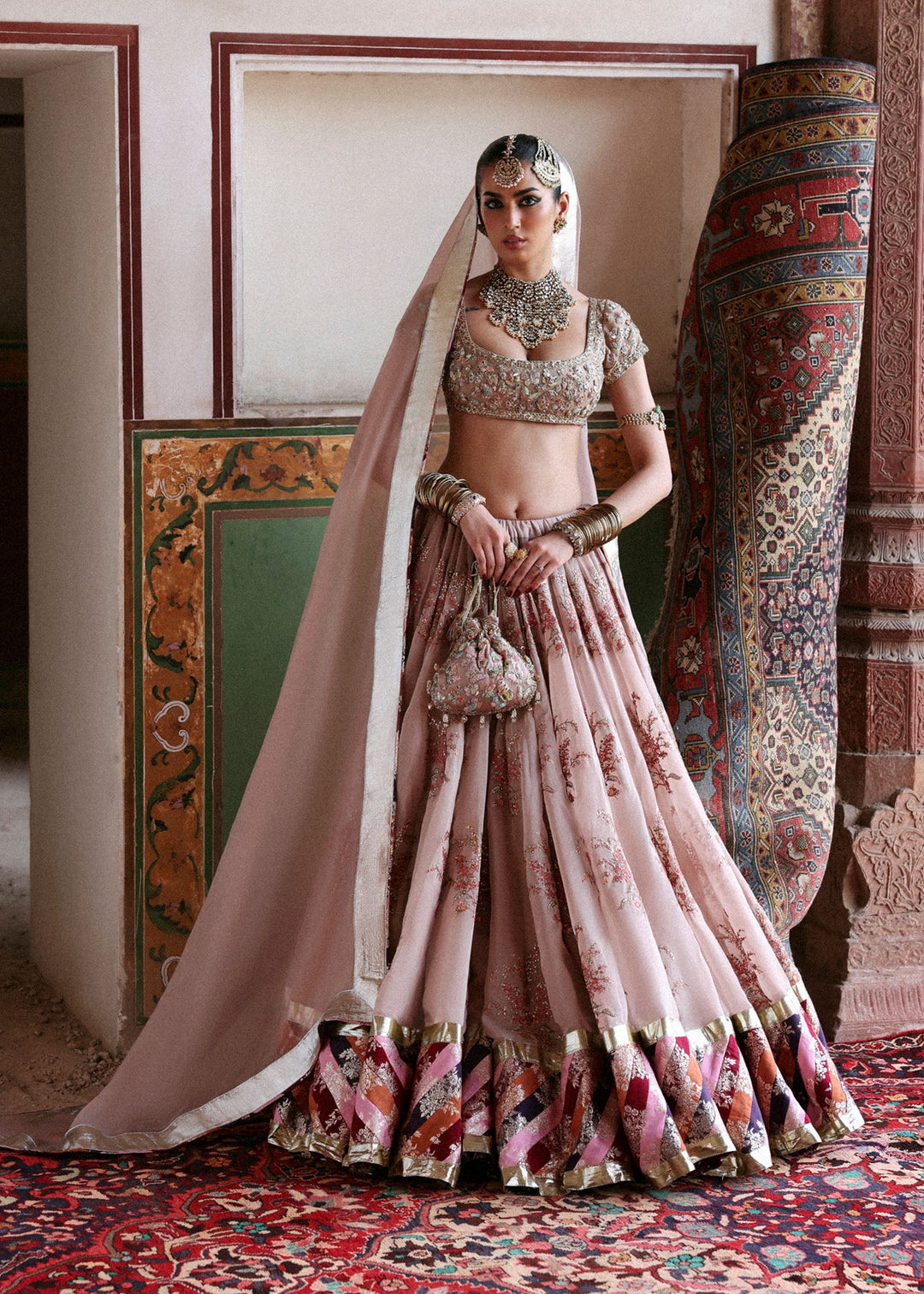 Premium Indian Bridal Dress in Lehenga and Choli Style CUSTOM SIZES