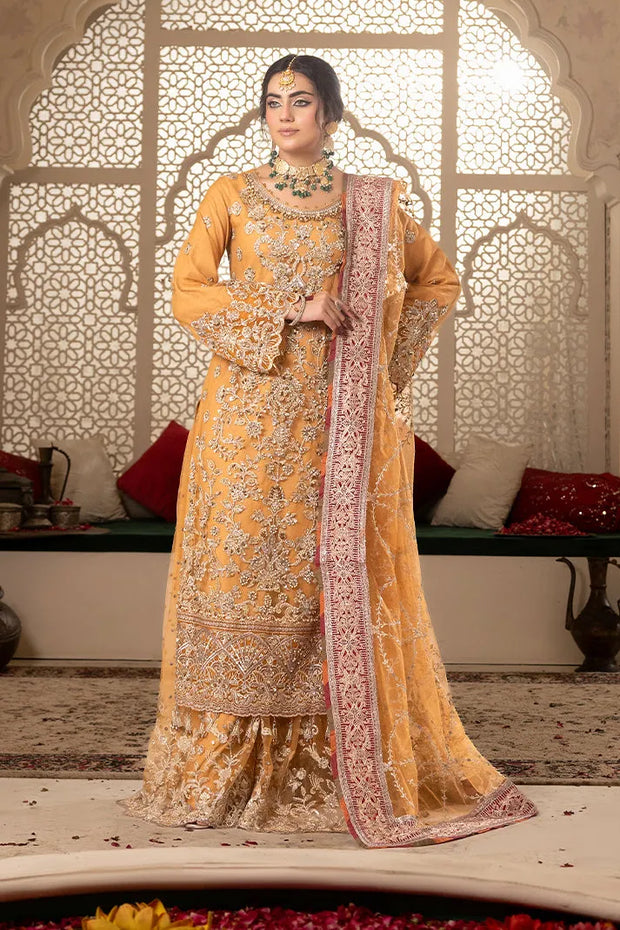 Luxury Hand-Embellished Bridal Set Pakistani Bridal Dress Net