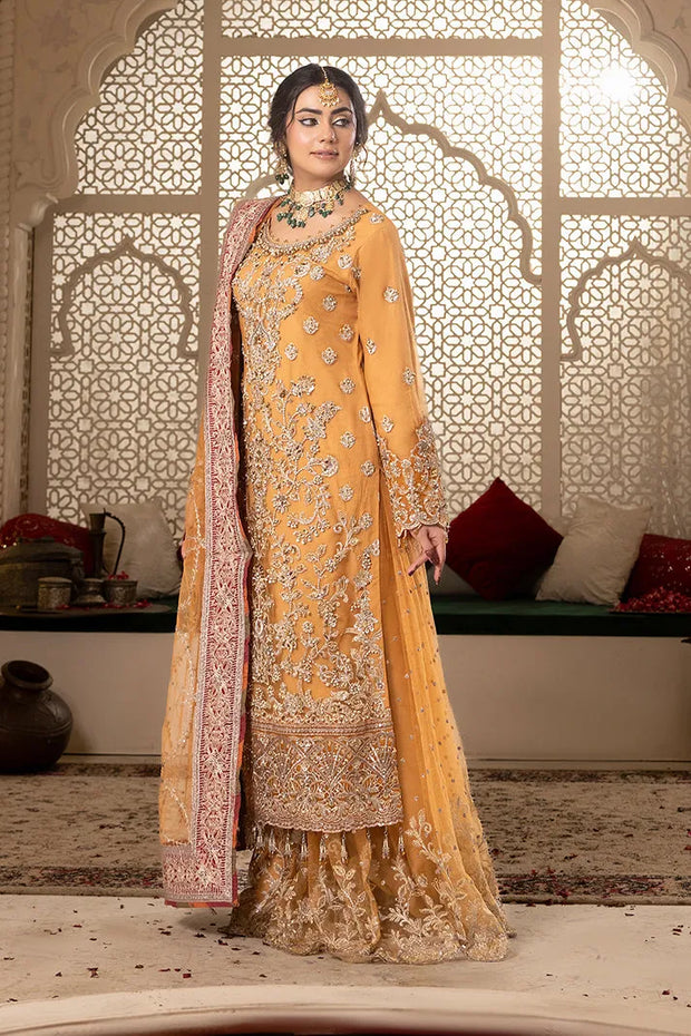 Luxury Hand-Embellished Bridal Set Pakistani Bridal Dress Net