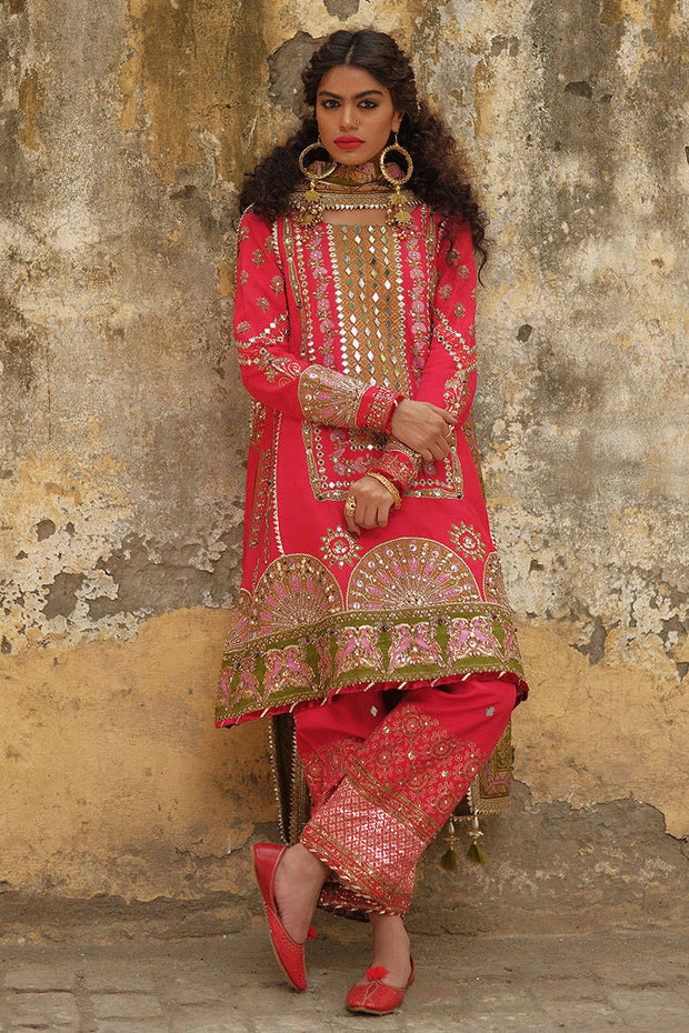 Jaipur Pink Silk Salwar Kameez Pakistani Wedding Dress