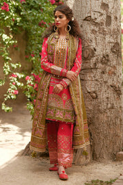 Jaipur Pink Silk Salwar Kameez Pakistani Wedding Dresses