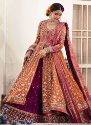 Kalidaar Heavy Embroidered Bridal Lehenga For Wear